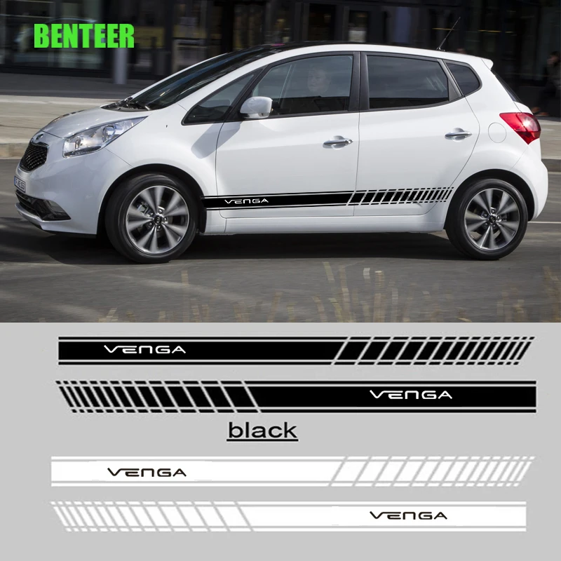 2шт Автомобильная боковая наклейка для Kia Venga