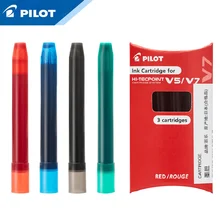 PILOT V5 чернильный резервуар BXS-IC гелевая ручка сменная чернильная сумка подходит для BXC-V5/BXC-V7 чернила красителя на водной основе красный синий зеленый четыре цвета