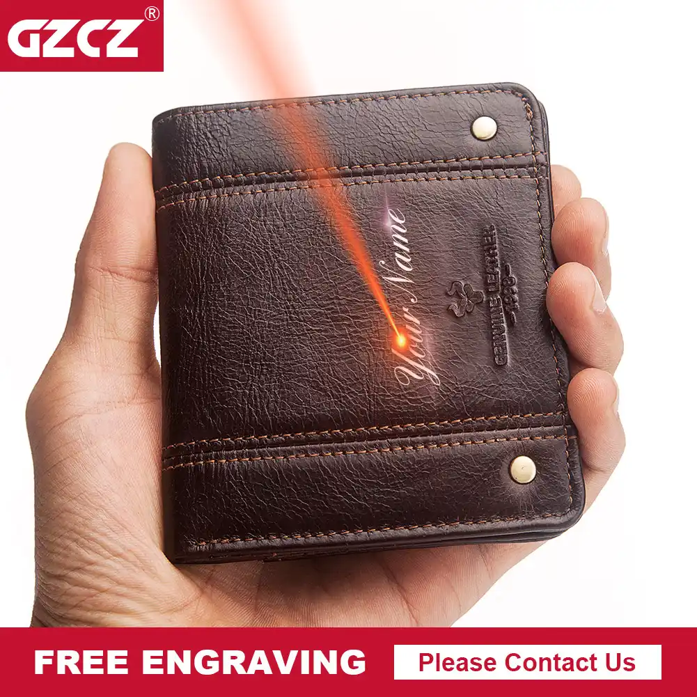 Dunne Rfid Sperrung Manner Brieftasche Echtes Kuh Leder Dunne Kredit Id Karte Halter Geldborse Hohe Qualitat Kurze Haspe Geld Tasche Fur Mannliche Geldbeutel Aliexpress