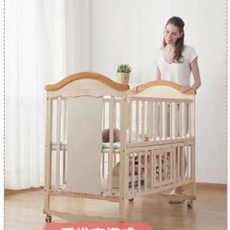 Couchette En Bois Massif Berceau Lit Pour Bebe Sans Laquais Aliexpress