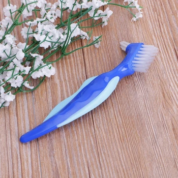 

Y-Shape Dedicated Denture Double Brush Teeth Oral Care