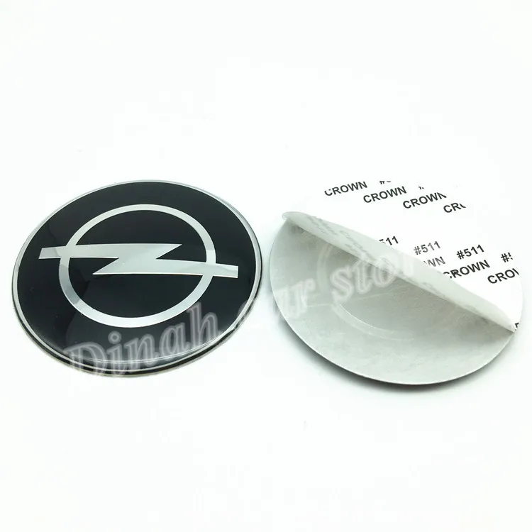 

4pcs 56mm 65mm Black Silver Opel 3D Auto Car Wheel Center Hub Cap Stickers Logo Emblem Badge Decals Auto Accessories Car Styling