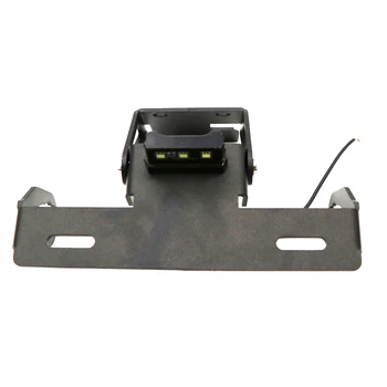 

Hot Direct Fit Easy Install Led Styling Frame Stainless Steel License Plate Bracket With Light Replacement Parts For Kawasaki Z6
