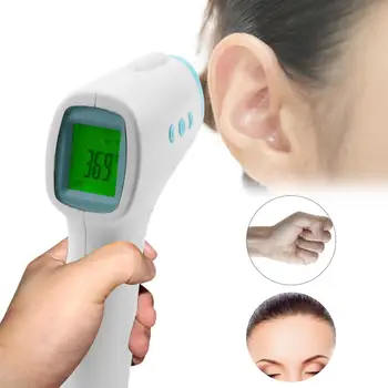 

Electronic Non-contact Infrared Thermometer Instant Forehead Thermometer With LCD Display Household Baby Child Adult Thermometer