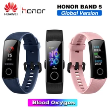 Huawei Honor Band 5, смарт-браслет, глобальная версия, кровяный кислород, Смарт-часы AMOLED, huawei, смарт-браслет, пульсометр, фитнес-трекер сна