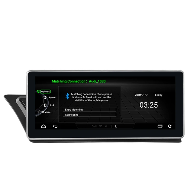 10,25 дюймов 4 ядра Android 7,1 автомобильный gps навигации для Audi A4 A5 2009 2010 2011 2012 2013 с 3g Оперативная память 32G Встроенная память