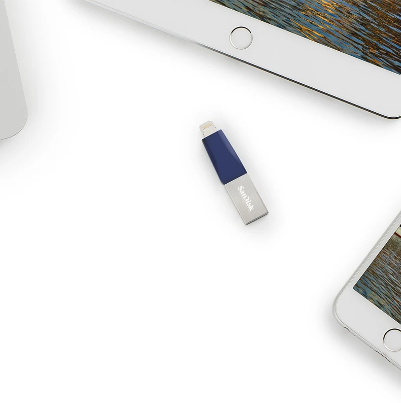 Флеш-накопитель sandisk USB iXPAND 3,0 OTG 32 Гб 64 ГБ, флеш-накопитель Lightning на металлическую ручку 128 ГБ, u-диск для iPhone, iPad, iPod, карта памяти