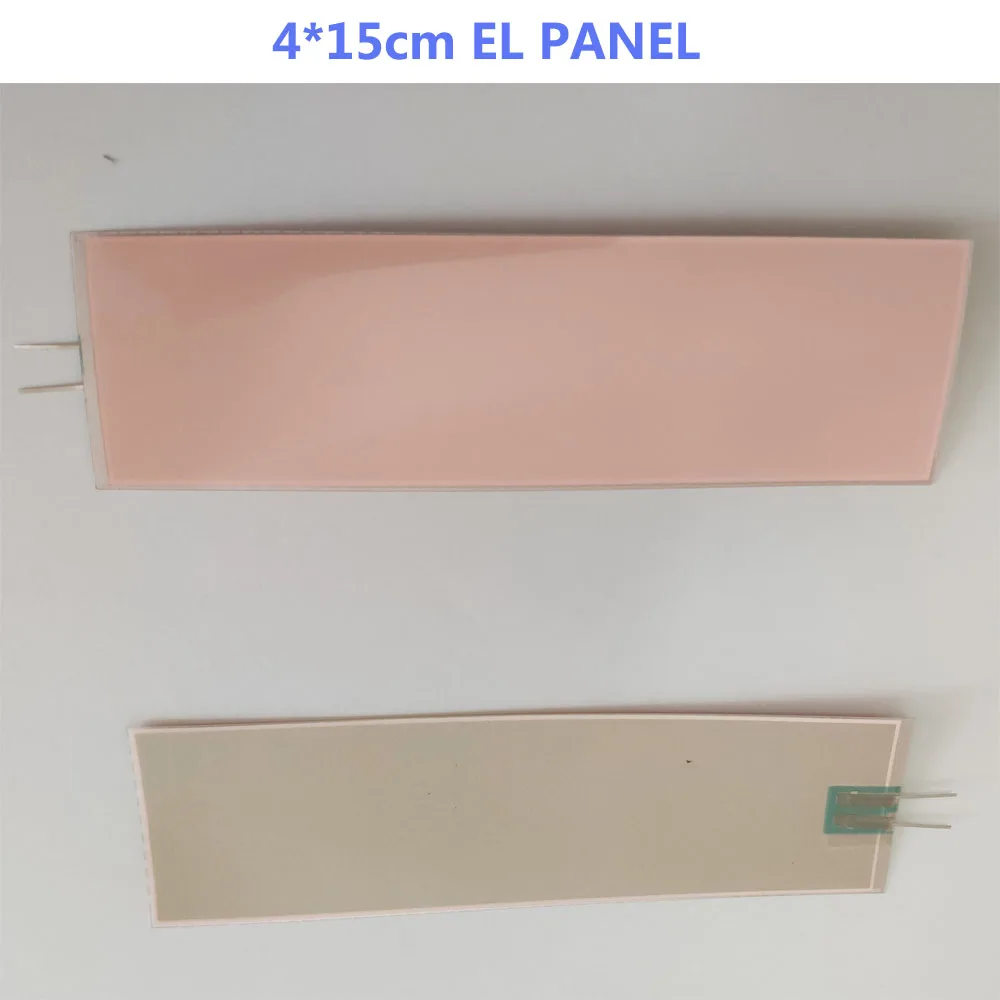 Blue 4x15cm El Lighting Stripe EL Backlight El Lighting Sheet  Panel For LCD Backlights Without Inverter