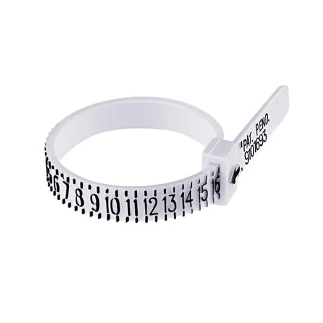 1Pcs Ring Sizer US/EU Ruler Measurer Belt Style Men and Womens Finger Coil Ring  Sizing Tool Soft ruler for rings - AliExpress