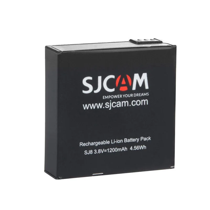 Оригинальная батарея SJCAM SJ8 PRO 2 шт. 1200 мАч литий-ионная Дополнительная запасная батарея для SJ8 PLUS двойное зарядное устройство для SJ8 экшн-камеры