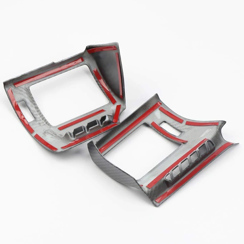 Центральная консоль кондиционер на выходе Vent Накладка для Toyota 4runner внедорожник 2010-(углеродного волокна Стиль