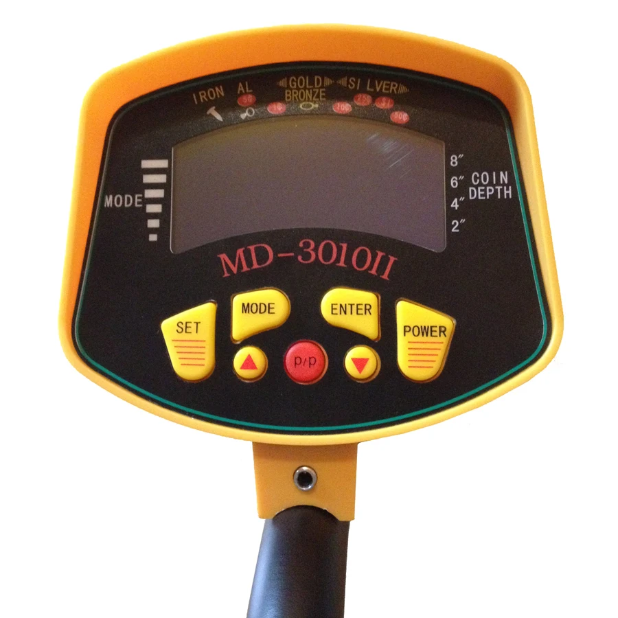 MD3010II металлоискатель с ЖК-экраном Высокая чувствительность Подземный Золотой Охотник за сокровищами