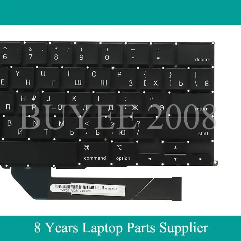 Substituição do Teclado Ano para Macbook Teclado Russo Original 16 A2141 ru Eua 2021 Pro - Imagem 3