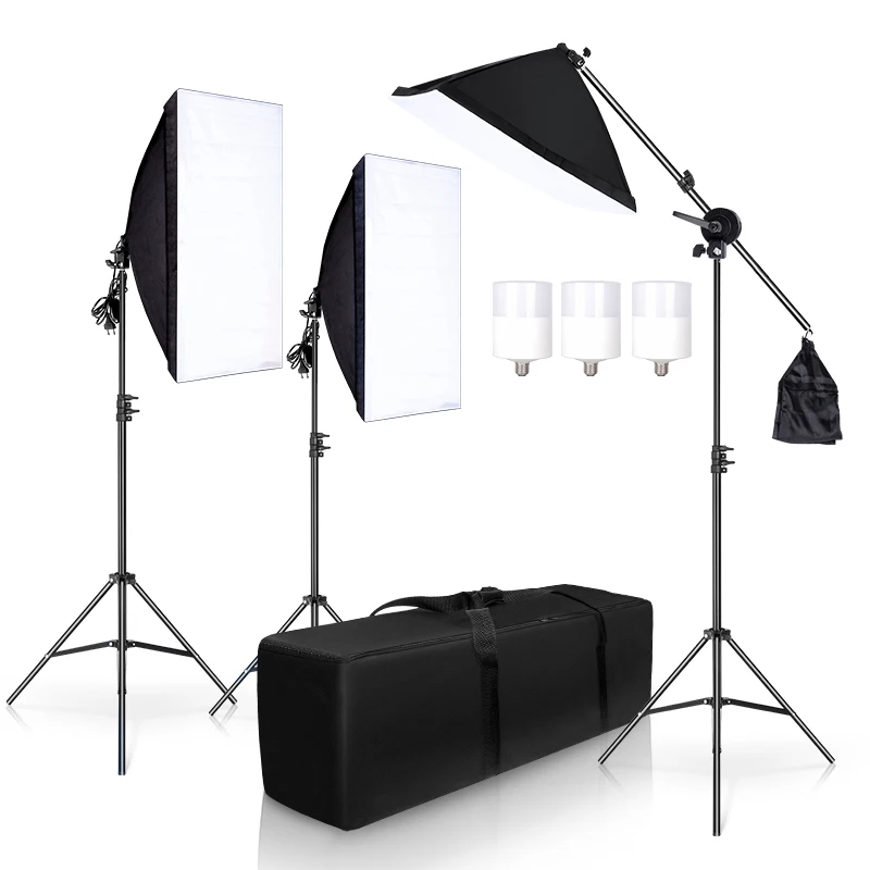Photography Studio Softbox 1350W Continuous Lighting Light Stand Vedio KIT-2019 