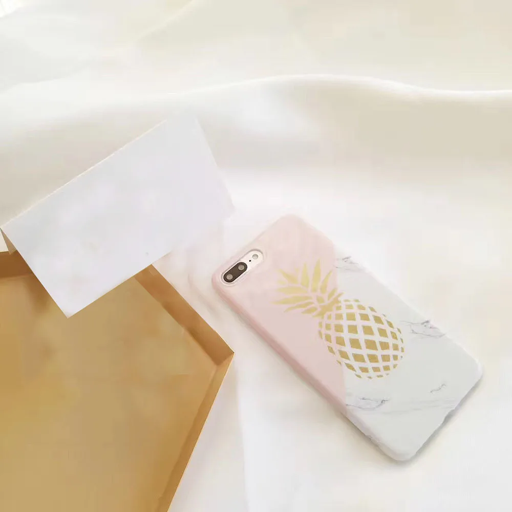 Ударопрочный мраморный чехол для телефона iPhone X Xs Max 6 6s 7 8 Plus MN