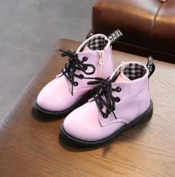 

New Baby Boots Cute Baby Girls Martin Boots Children Shoes Fashion Boots Kids Work Boots Size 21-36
