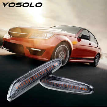 

YOSOLO Error Free Auto Lamp Car Indicator Turn Signal Lights DC 12V LED Side Marker Light For BMW E90 E91 E92 E60 E87 E82 E61