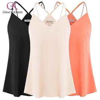 

Grace Karin SummerTops Women Casual Camis Sleeveless Tank Tops Female Party Tops Office Wear Tops Women Clothing