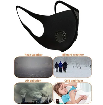 

Black Disposable Gas Mask Filter Neutral Dust Nose Mouth Protection Masks 3D Mesh Filter Face Masks Masks 3m Respirator Mask