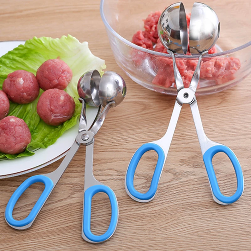 

1PC Stainless Steel Meatball Maker Clip Fish Rice Ball Making Mold Convenient Cuisine Tool Home Kitchen Accessories Gadgets