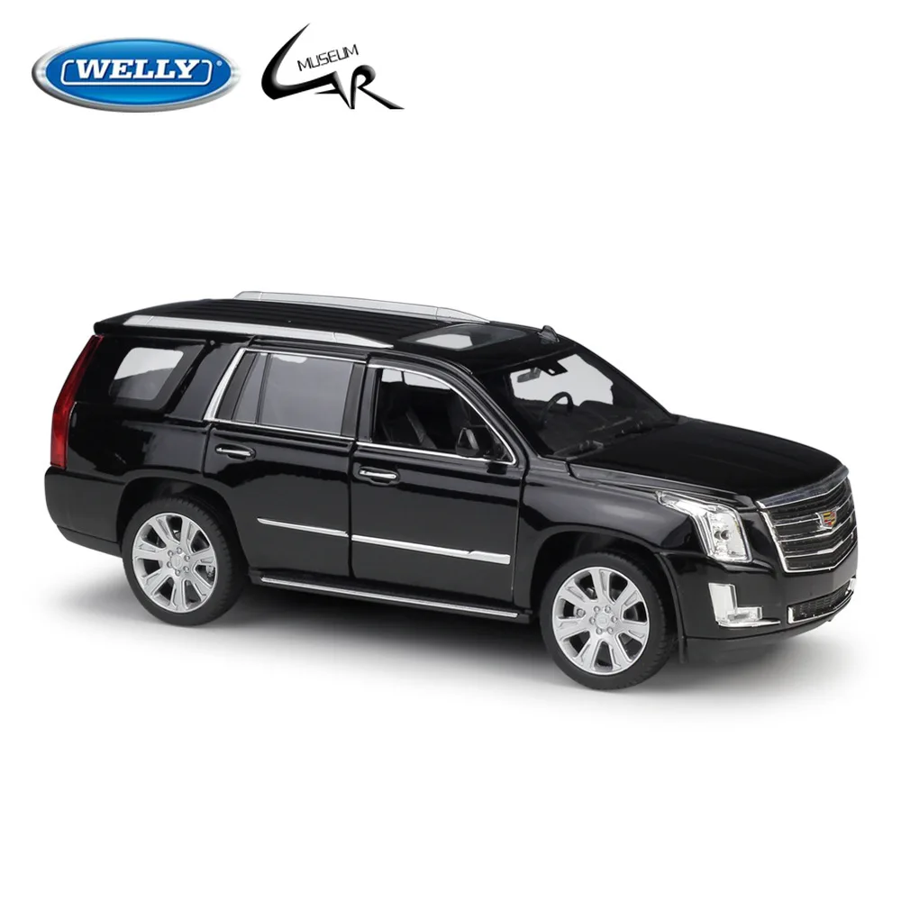 

Welly 1:24 Cadillac Escalade 2017 SUV Metal Diecast Rally Scale Car Model Kit Display Collections Gift Toy