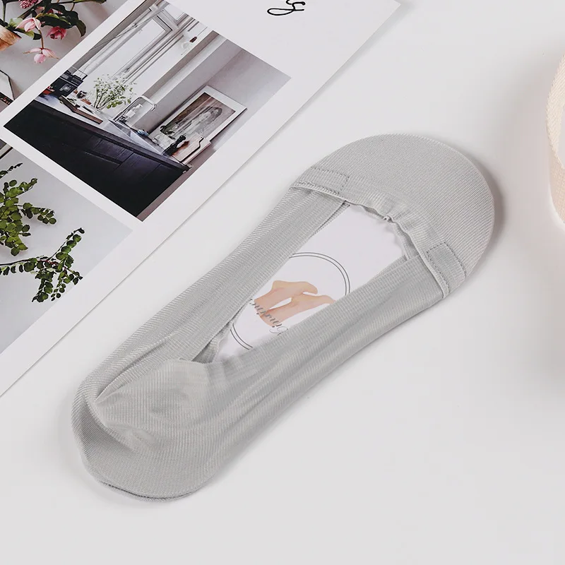 Новинка 2020 женские неглубокие силиконовые кружевные носки до щиколотки