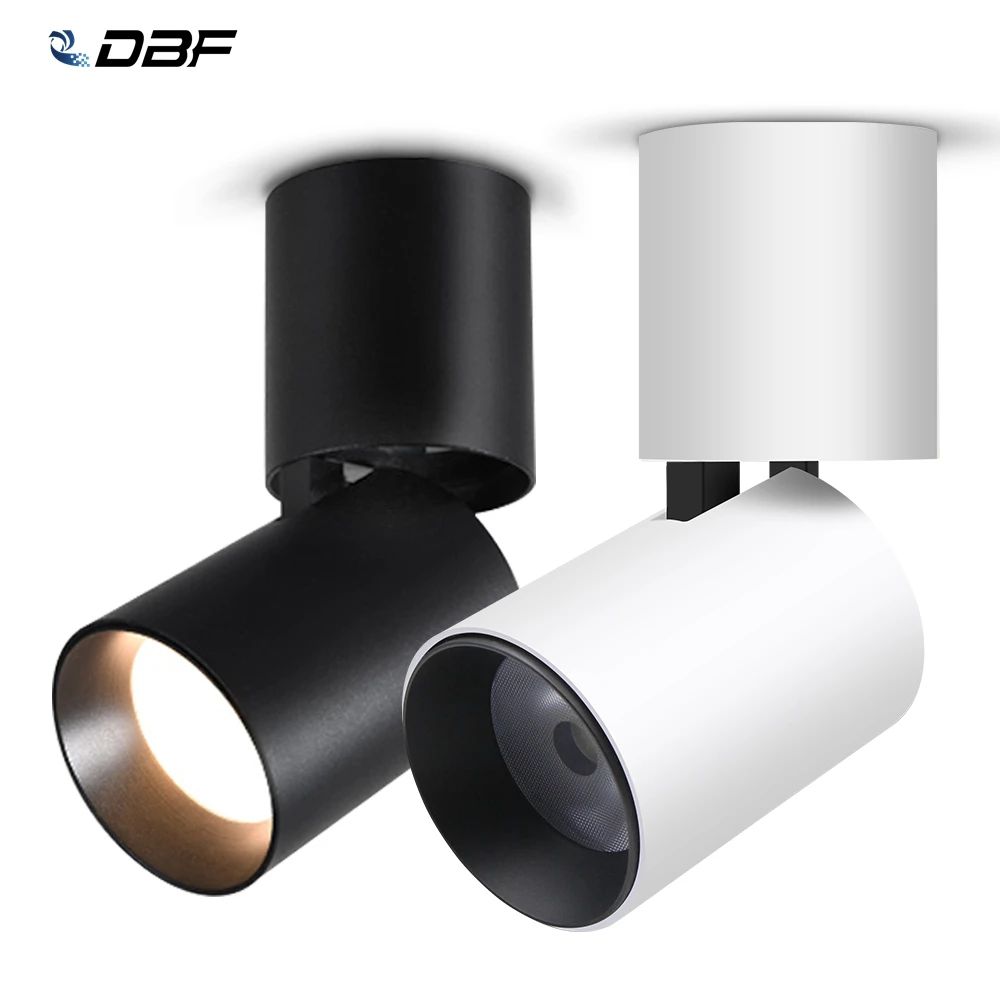 

[DBF]90° Foldable 360° Rotatable LED Ceiling Light Dimmable 7W 12W LED Ceiling Spot Lamp 3000K/4000K/6000K Kitchen Bedroom Decor