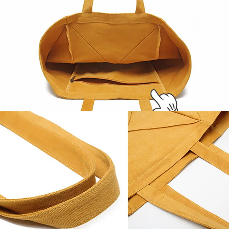 Женская Холщовая Сумка Wahyah Большая вместительная сумка клатч большие ручные