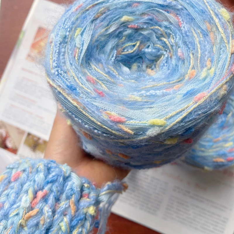 Мягкая пушистая толстая нить 50 г/шар для ручного вязания необычная пряжа вязание
