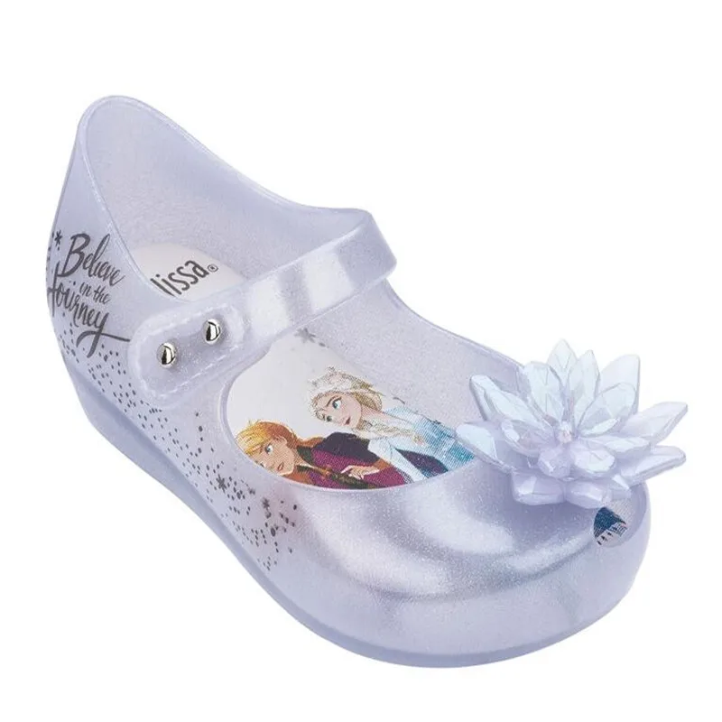 Белый Mini Melissa/Новинка; обувь для малышей; сандалии для девочек; прозрачные сандалии; детские сандалии; детская пляжная обувь; нескользящая обувь для малышей - Цвет: Белый