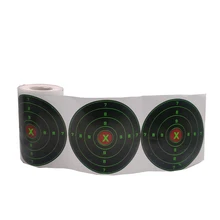

100pcs/Roll Sticky Reactive Splash Target Sticker 4in For Archery Practice Outdoor Bow Hunting Shooting Practice