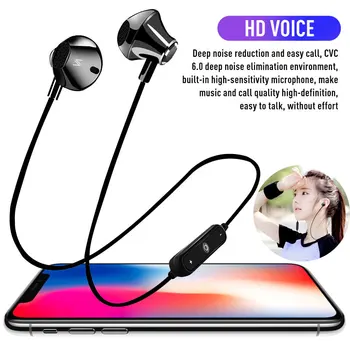 

Bluetooth Earphones NeckBand Earbuds Wireless Sports In Ear Earbuds With Mic Controller Bluetooth Earbuds For Iphone Xiaomi Oppo