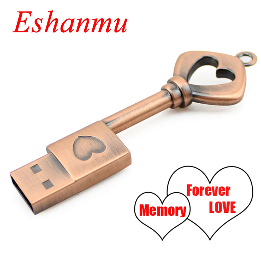心形铜钥匙1-Eshanmu