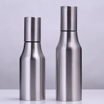 

YosHouse Stainless Steel Oil Bottle Cooking Seasoning Bottle Kitchen Accessories Storage Bottles for Oil 500/750/1000ML