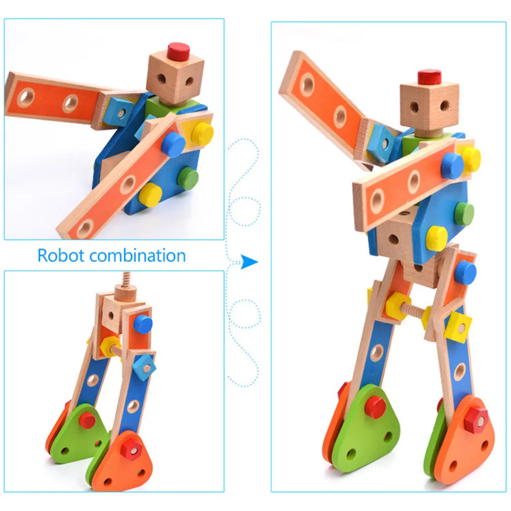 DIY разборка сборные игрушки для детей автомобиль Развивающие блоки игрушки с сборкой отвертка гайка строительные блоки