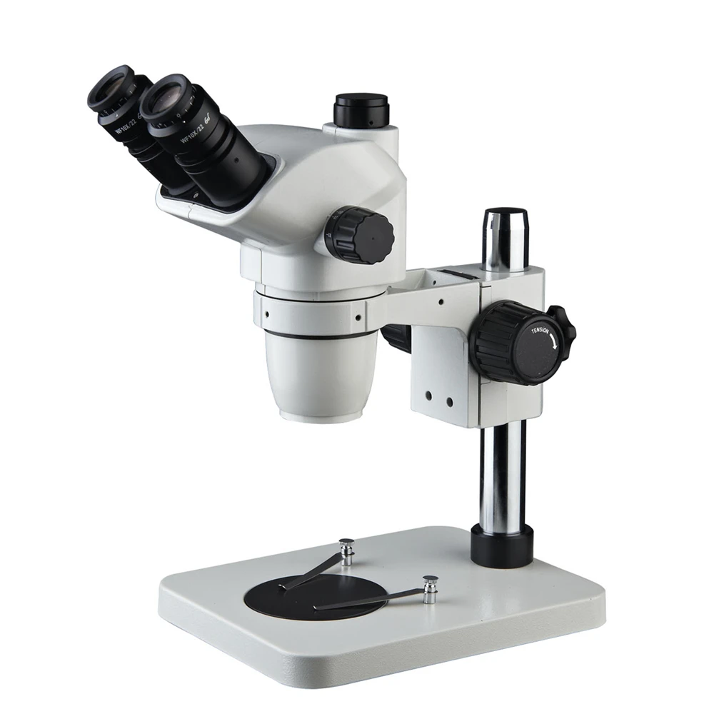 Фотофокусный Тринокулярный Стерео микроскоп с зумом 7X 45X микроскопы для