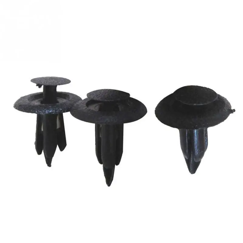 100 шт./компл. бампер крыло аксессуары винтовые заклепки Набор Универсальный Автомобильный фиксатор крепежные зажимы пластиковые внутренние багажник