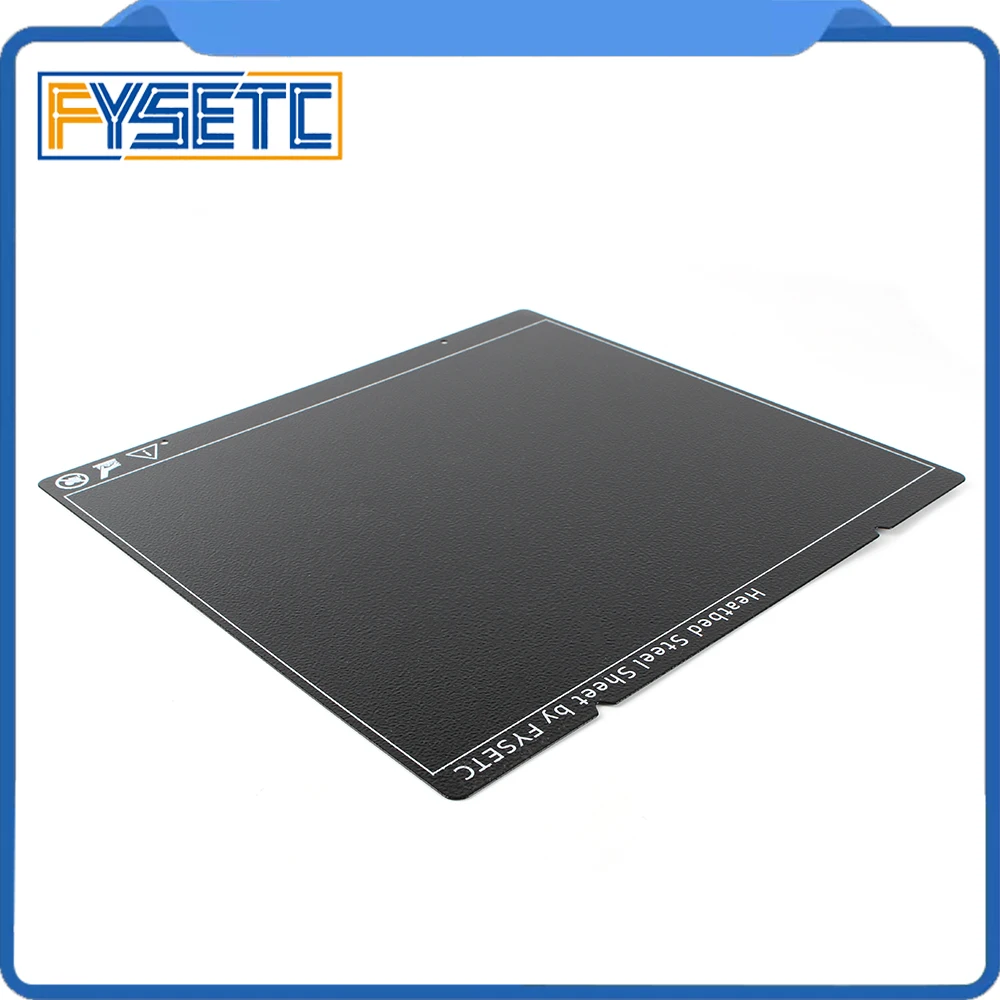 

Prusa I3 MK3 MK52 Black Double Sided Textured PEI Spring Steel Sheet Powder Coated PEI Build Plate For Prusa i3 MK2.5S mk3 MK3S