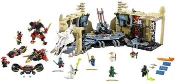 

Building blocks Compatible ninjagoed 70596 Bricks Samurai X Cave Chaos ninja-based X include figures toys for children