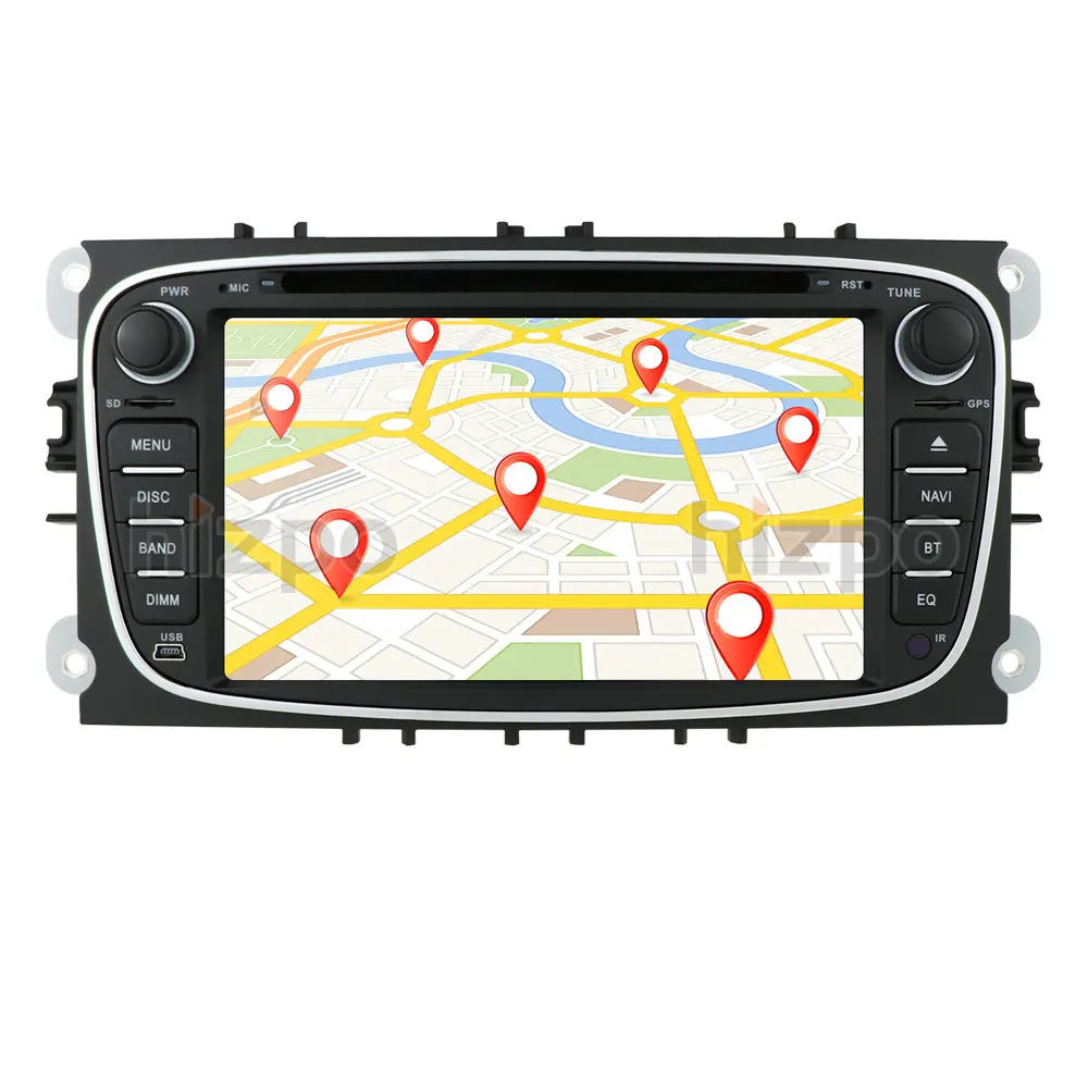 2 Din Android 10 Car Radio dvd for Ford focus 2 Mondeo S-MAX C-MAX Galaxy Transit Tourneo stereo GPS Navigation DSP WIFI