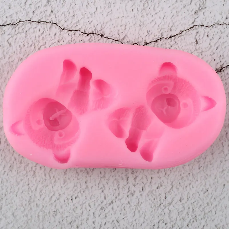 3D Cute Dogs Husky Silicone Molds Soap Resin Clay Mold DIY Party Fondant Cake Decorating Tools Candy Chocolate Gumpaste Moulds