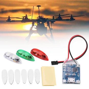 

DIY Universal Replacement Accessory Drone Strobe Light Lightweight Anti-collision Flashing LED Lamp Night Flight For Dji Mavic