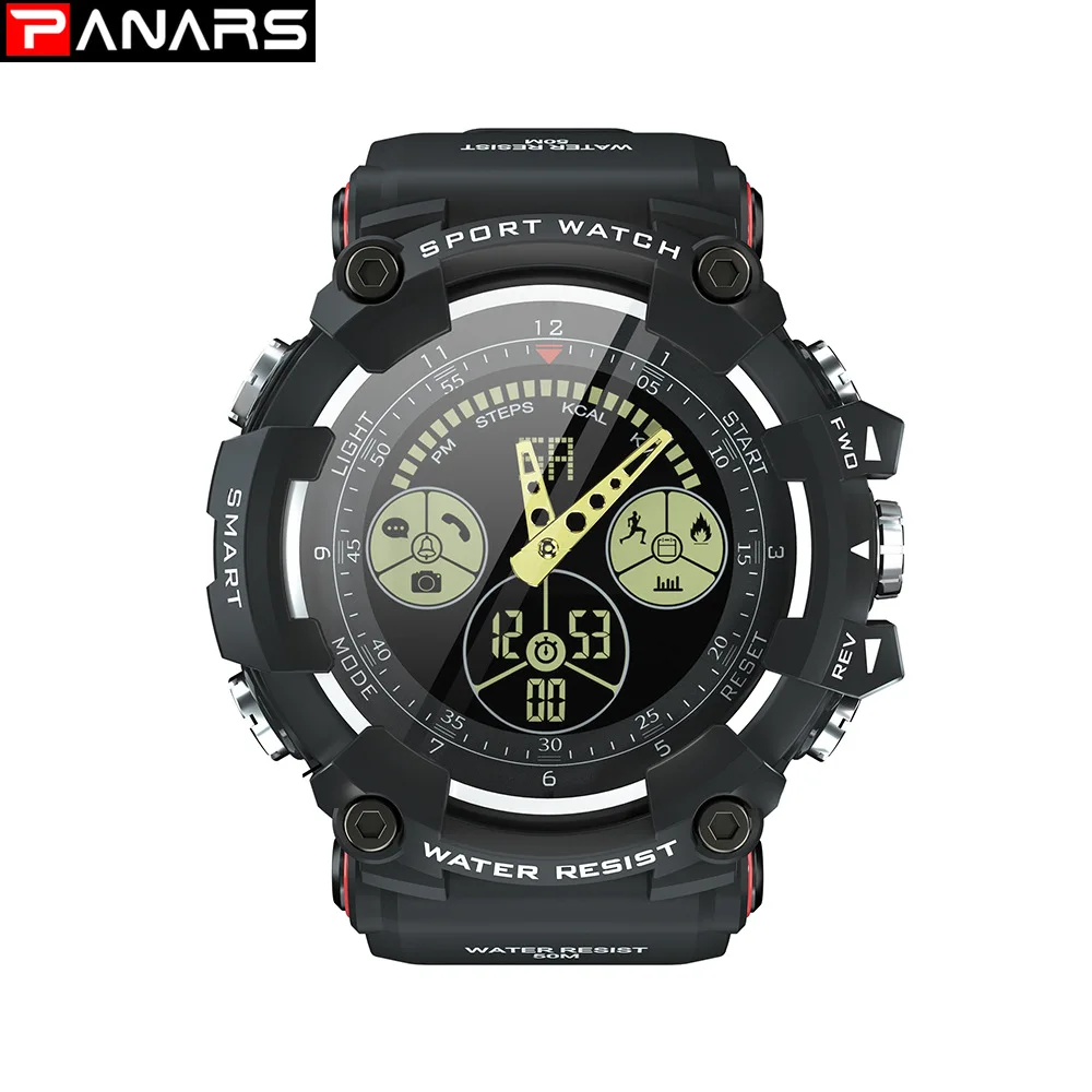 

Panars Mountain Climbing Sports Watch Photo Shoot Bluetooth Energy Records Social Remind Step Count Smart Men Electronic Watch
