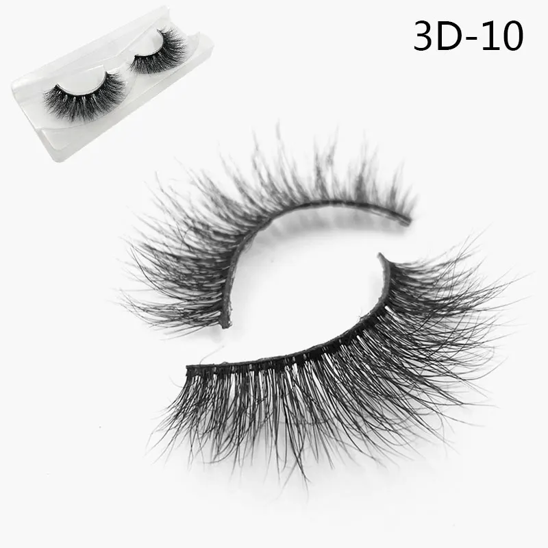 3D-10 Iflovedekd частная этикетка 3D накладные ресницы натуральный мех норки наращивание ресниц поставки - Цвет: 3D-10