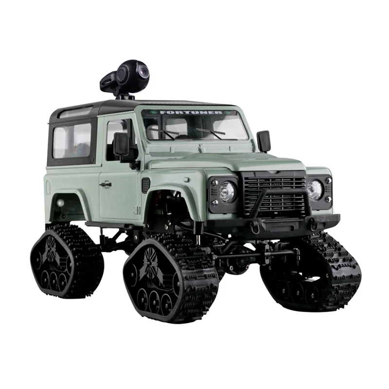 Green 1:16 Rc 2,4 Ghz 4Wd гусеничное колесо металлическая рама Rc автомобиль Rtr игрушка - Цвет: Green
