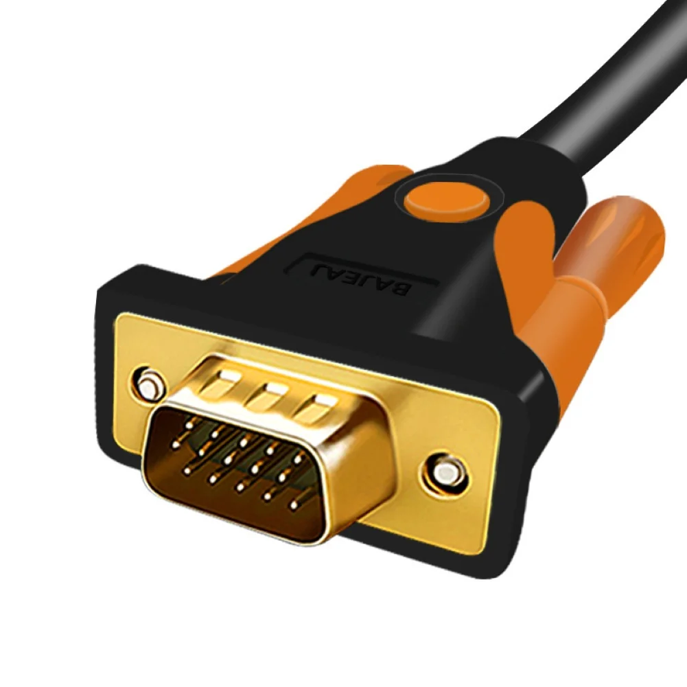 3/1.5m HD 15 Pins VGA Cable Cord Wire for Computer Projector Monitor Screen