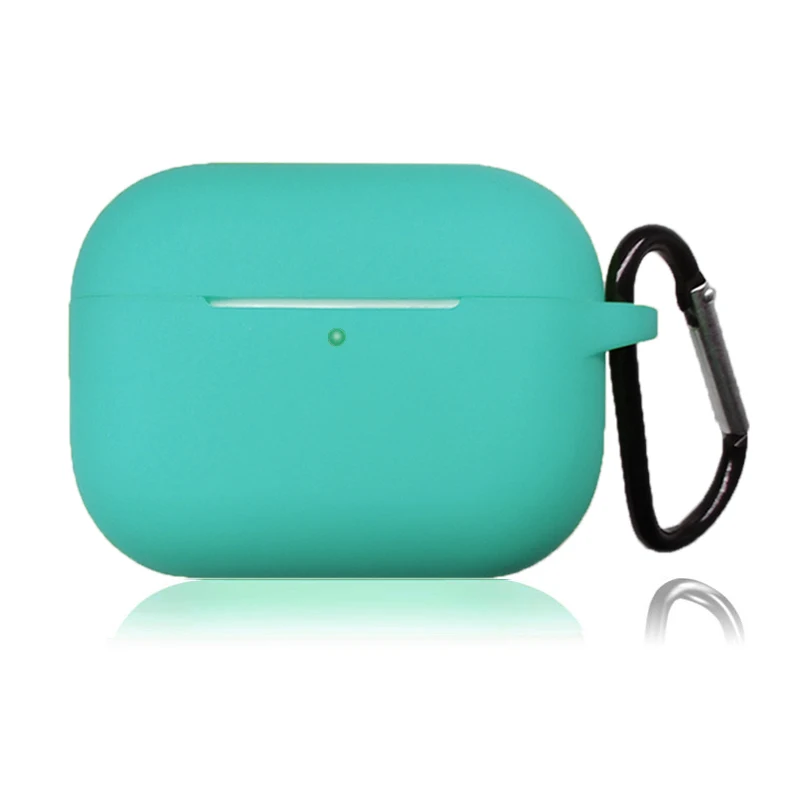 Чехол для наушников для Airpods pro, силиконовый чехол, чехол для наушников, зарядная коробка, оболочка для Apple AirPods pro, защитный чехол с пряжкой