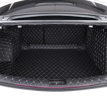 

Leather Car Trunk Mat Cargo Liner for Opel Insignia 2019 2020 Buick Regal Rug Carpet Interior Accessories