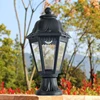 New Italian Design Hexagonal Column Landscape Lamp Outdoor Courtyard Fence Wall Light Villa Corridor Walkway Chapiter Lamp 1
