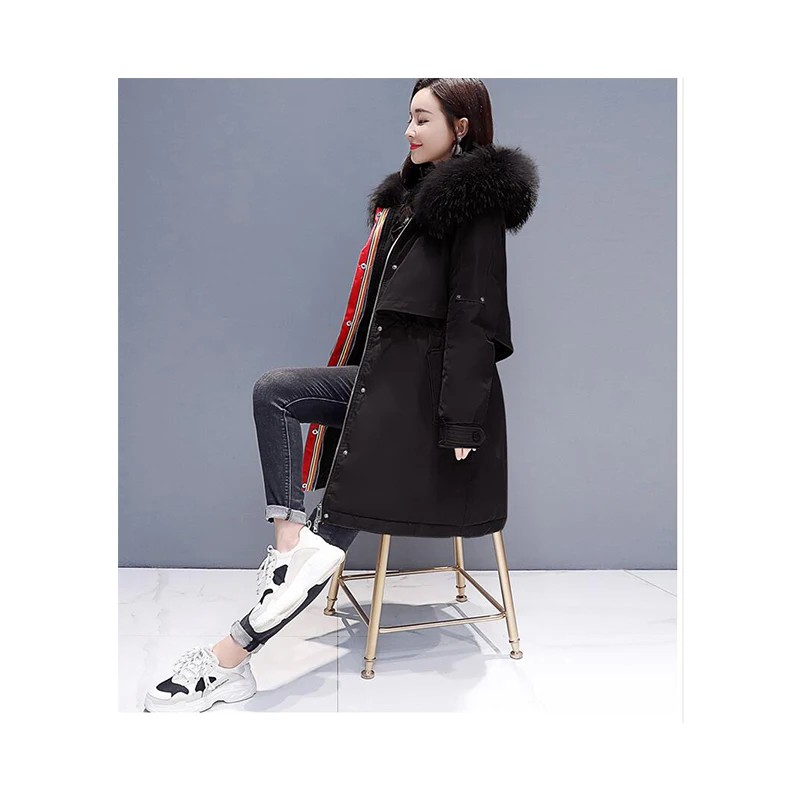 Winter New Collection Hooded Women's Winter Coat Parka European Style Warm Stylish Women's Winter Jacket AA-503